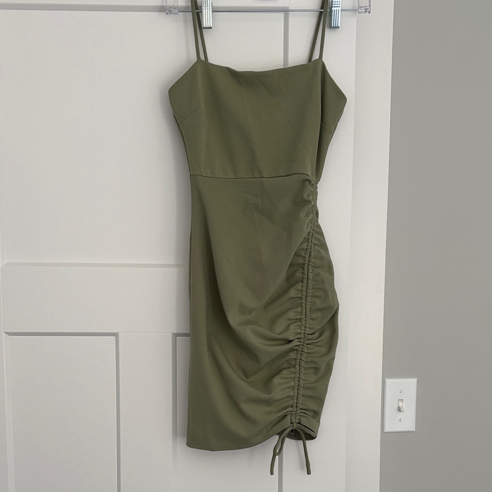 Windsor Olive Green Mini Dress
